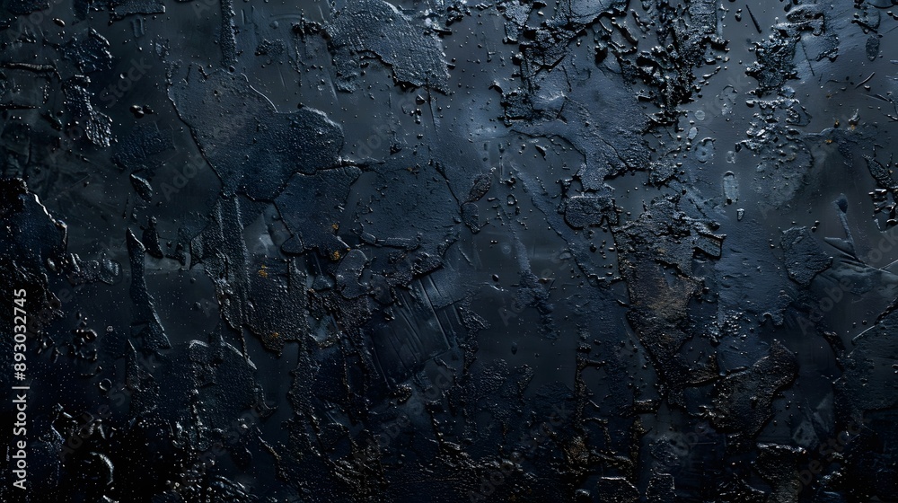 Obraz premium Black rough texture concrete wall background 