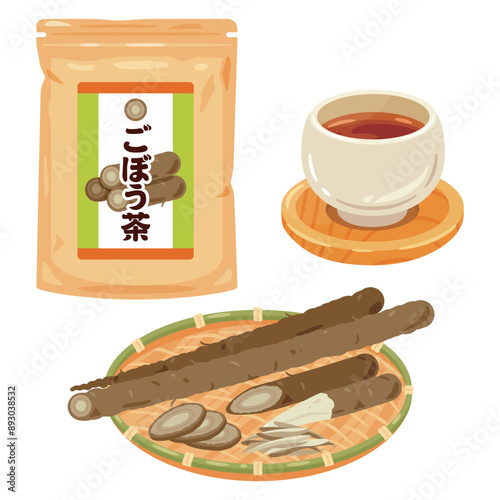 袋入りのごぼう茶セット