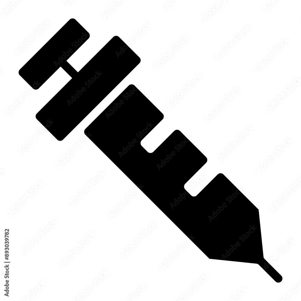 Vaccine Injection Syringe Icon Vector Illustration Vaccine Injection Syringe Icon Vector Illustration