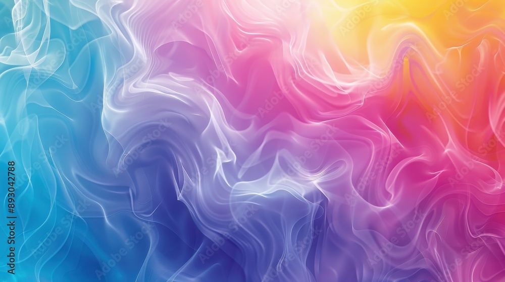Abstract background with a vibrant rainbow gradient, creating a lively and dynamic visual effect Abstract background with a vibrant rainbow gradient, creating a lively and dynamic visual effect