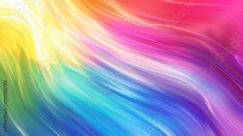 Wallpaper Mural Abstract background with a vibrant rainbow gradient, creating a lively and dynamic visual effect  Torontodigital.ca