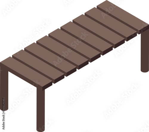 Wooden pier with planks for walking stretching out over water