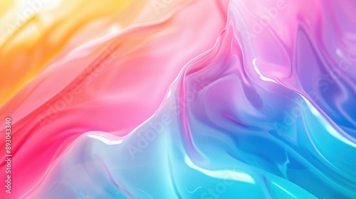 Close-up of colorful gradient hues seamlessly merging, ideal for modern and artistic design themes 