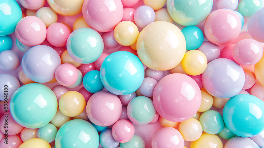 Colorful balls background Colorful balls background