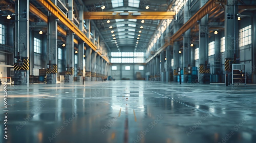 Large factory workshop space building : Generative AI Large factory workshop space building : Generative AI