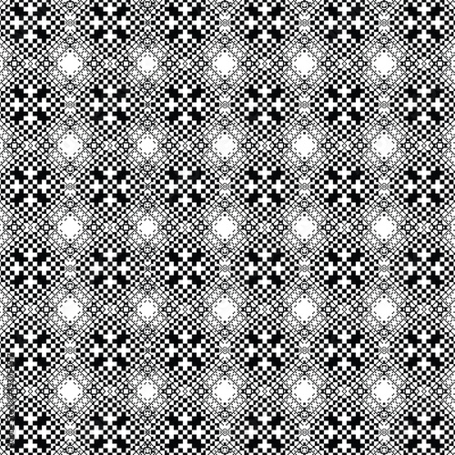black and white seamless pattern