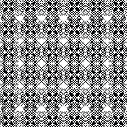 black and white seamless pattern