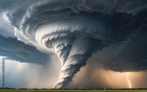 Wallpaper Mural storm over the city Torontodigital.ca