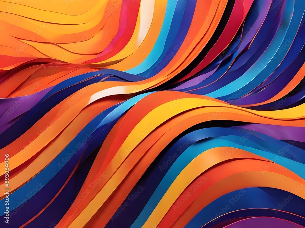 Naklejka premium A vibrant, neon-lit graph, rendered in bold, futuristic lines on a sleek, metallic surface, rises sharply to the top, its trajectory like a rocket ship blasting off into the stratosphere Generative AI
