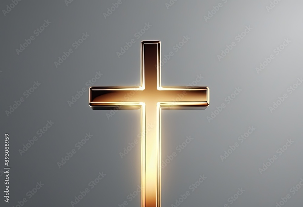 Christian Cross on isolated background Christian Cross on isolated background
