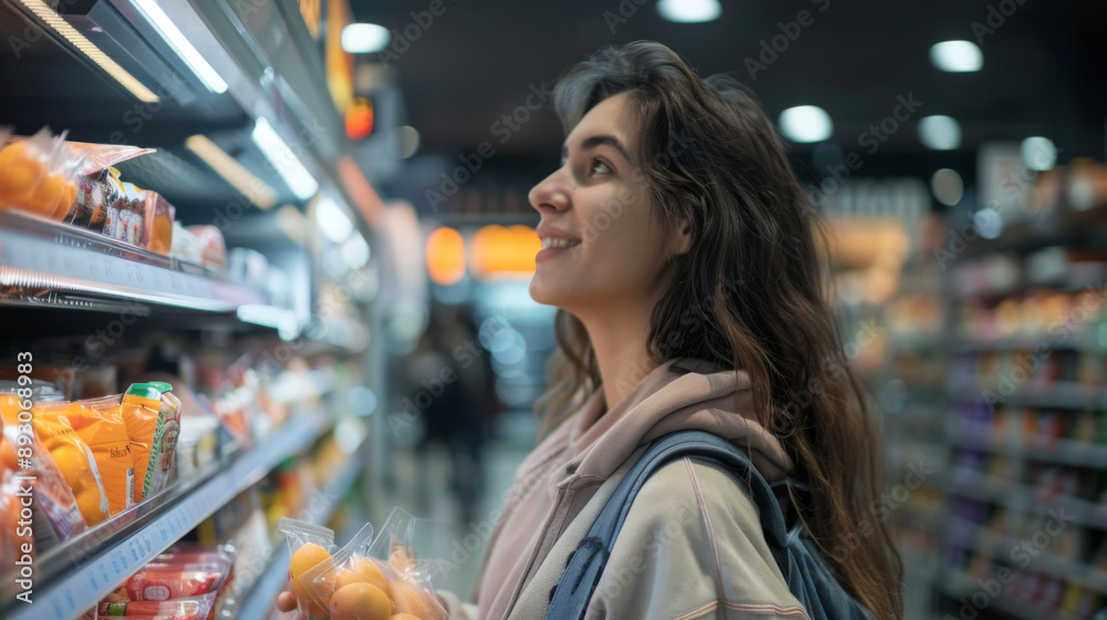 Local Produce Lover: A Young Woman Supports Local Farmers Local Produce Lover: A Young Woman Supports Local Farmers