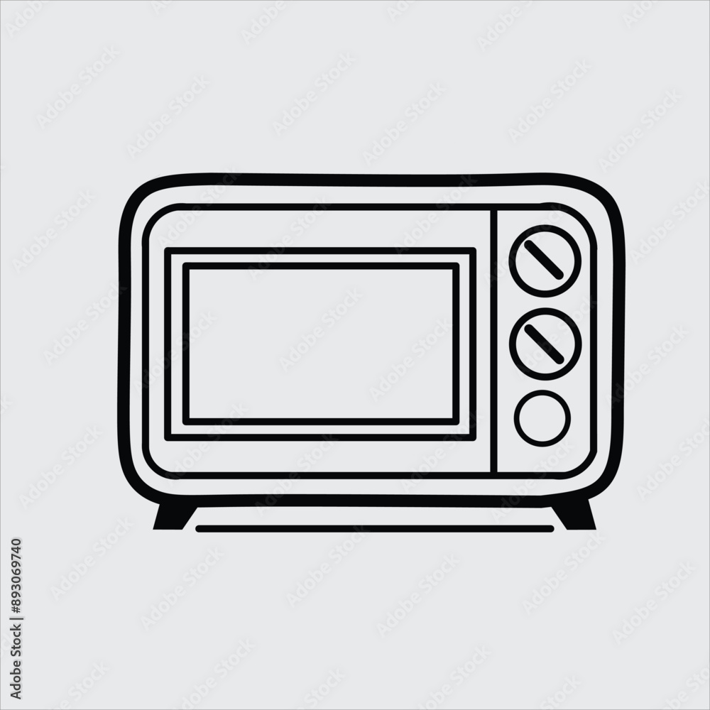minimalist oven simple icon in line art style, vector based design, black and white minimalist oven simple icon in line art style, vector based design, black and white
