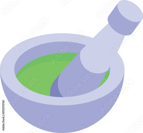 Mortar and pestle are being used to crush ingredients, potentially for natural medicine or cooking