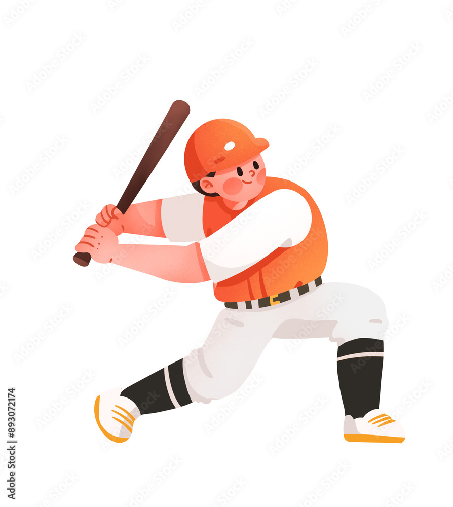 baseball player with bat