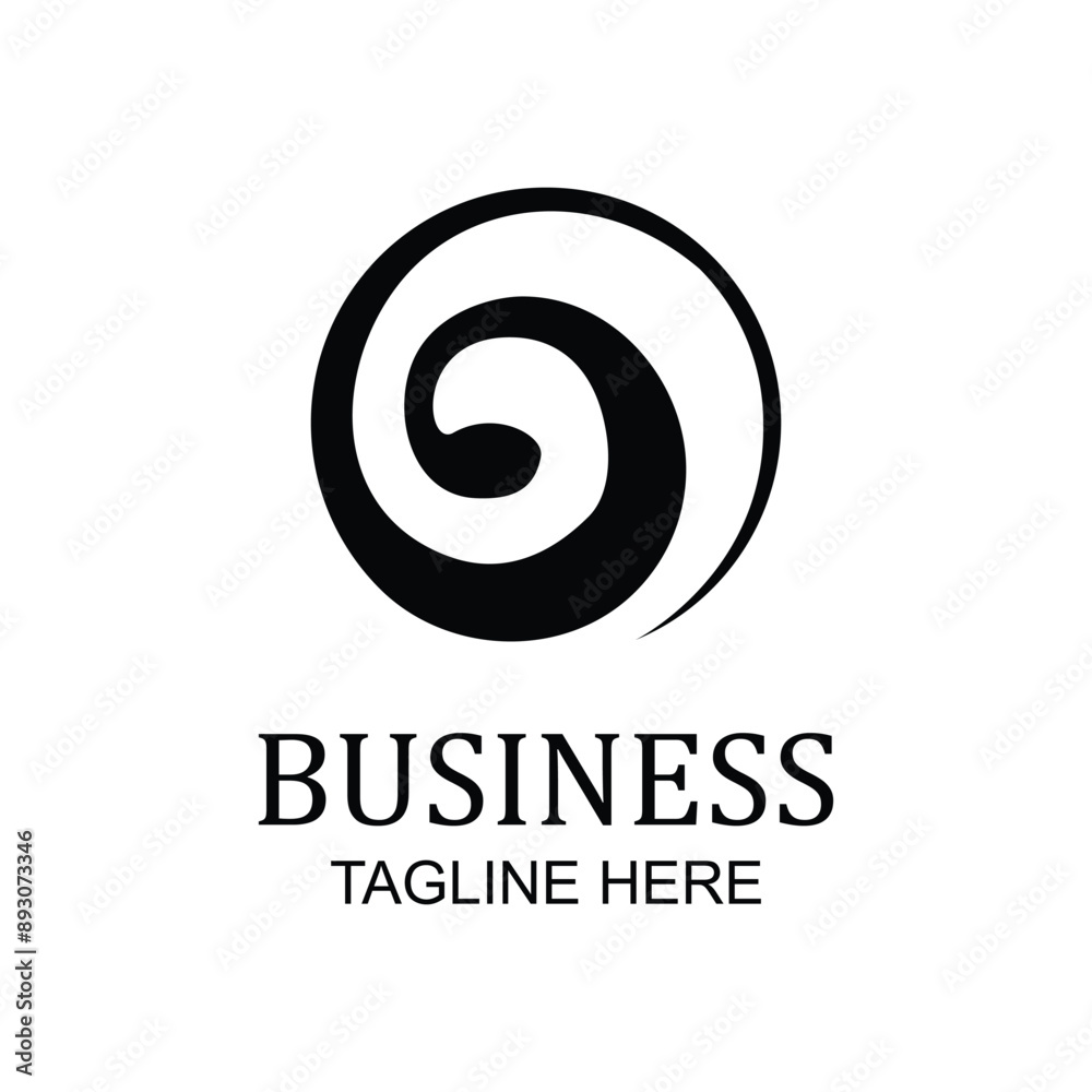 Business logo flat style identity design for company Business logo flat style identity design for company