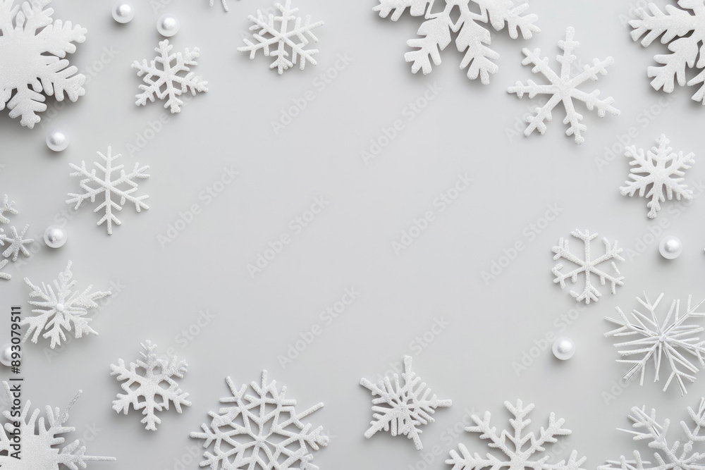 Minimalist beige Christmas background featuring intricate snowflakes, ideal for creating stylish holiday cards. This elegant and festive design is perfect for various seasonal promotional purposes. Minimalist beige Christmas background featuring intricate snowflakes, ideal for creating stylish holiday cards. This elegant and festive design is perfect for various seasonal promotional purposes.
