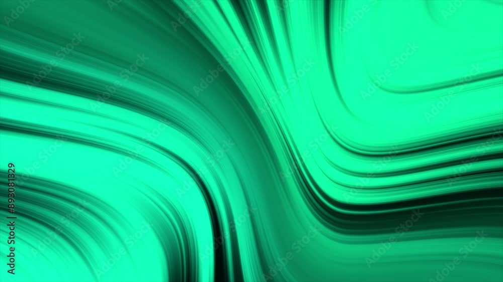 green abstract background motion video 4K