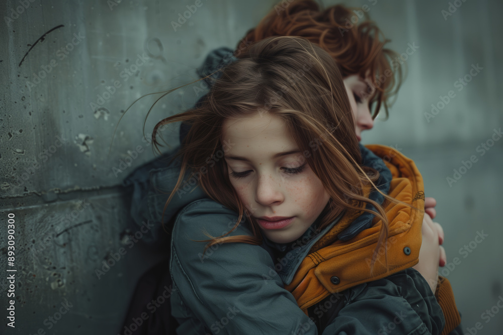 A Mother's Embrace: Finding Solace in a Child's Warmth