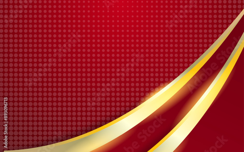 Abstract golden red luxury background design