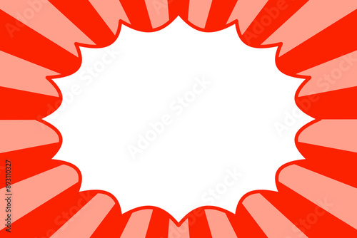 An impactful background of concentrated lines