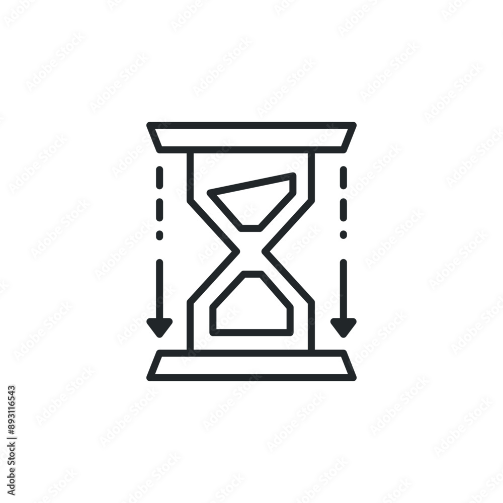 Sand clock icon. Simple steampunk sand clock icon for social media, app, and web design. Vector illustration Sand clock icon. Simple steampunk sand clock icon for social media, app, and web design. Vector illustration