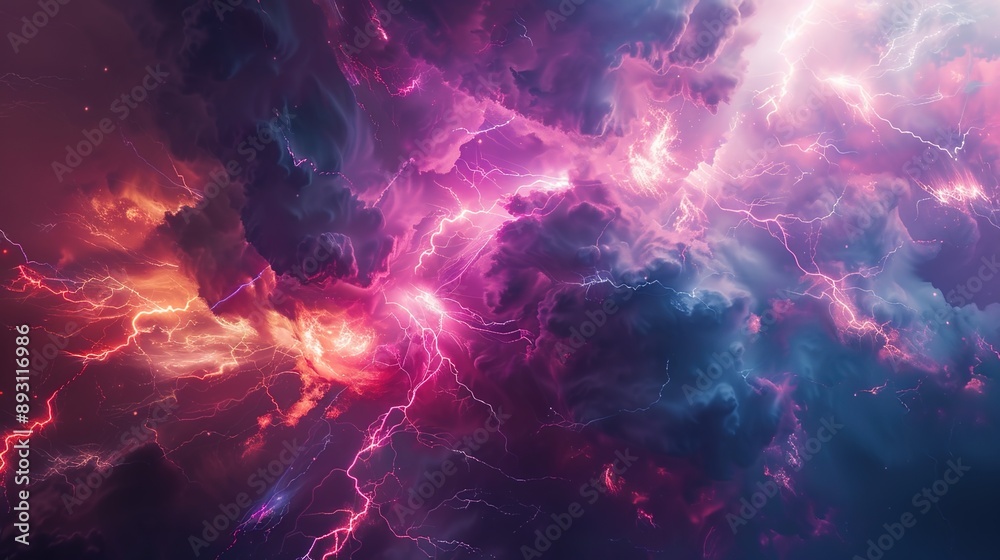 Lightning pattern wallpaper
