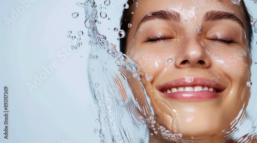 Natural moisturizing skin care: The happiness of clear water drops, the road ...