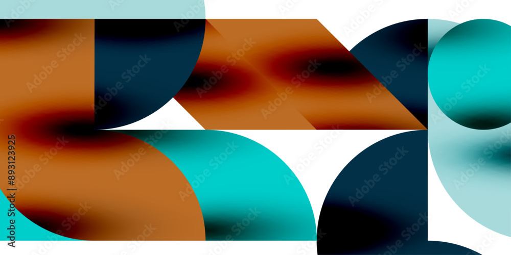 Shadow effect shiny circles and round triangles geometric modern art. Vector Illustration For Wallpaper, Banner, Background, Card, Book Illustration, landing page Shadow effect shiny circles and round triangles geometric modern art. Vector Illustration For Wallpaper, Banner, Background, Card, Book Illustration, landing page