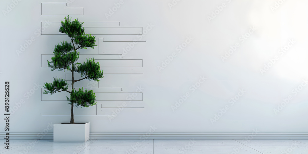 Obraz premium tree organization chart for human resource and business