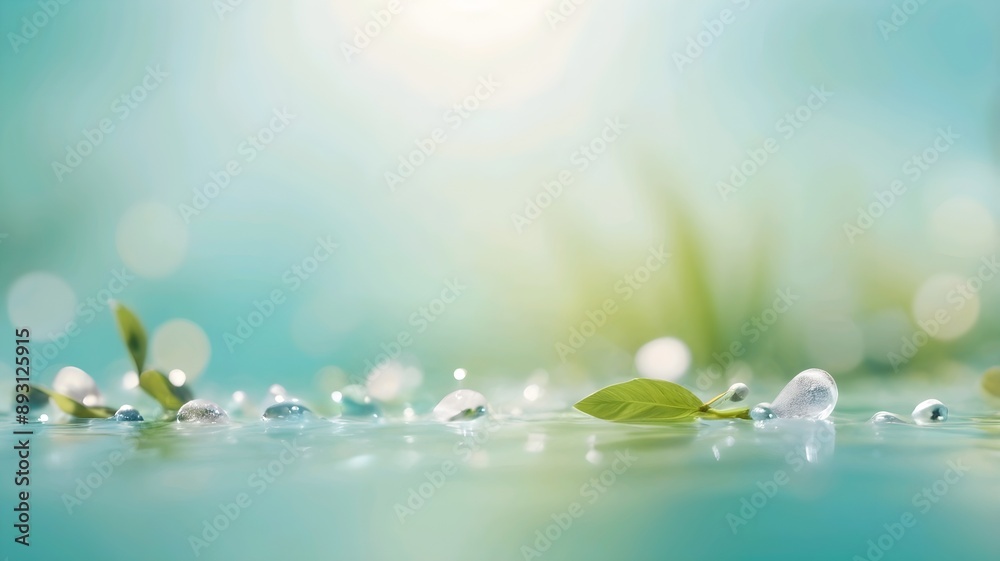 Abstract defocused background. Spring. Summer. Sea. Abstract defocused background. Spring. Summer. Sea.