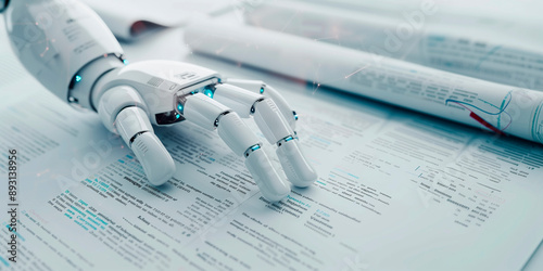 Robotic Hand Analyzing Technical Documents