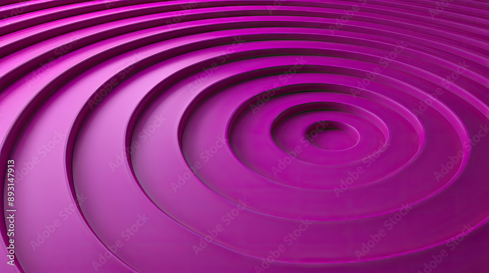 Concentric circles and radial gradients in a 3D layout, 3D background abstract, geometric harmony Concentric circles and radial gradients in a 3D layout, 3D background abstract, geometric harmony