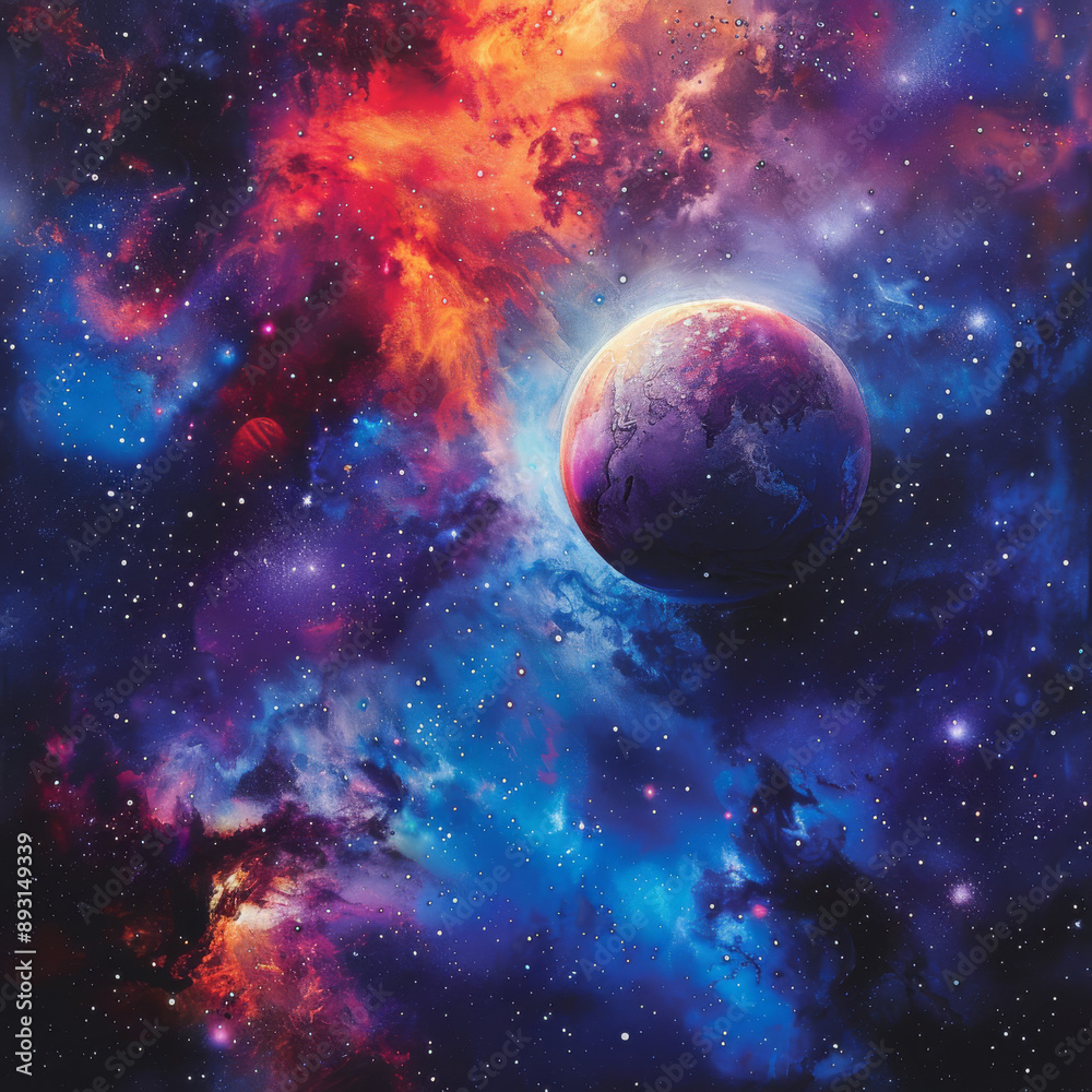 Explore the mysteries of the stars and planets with this mesmerizing background from outer space. Its vibrant colors and digital artwork capture the beauty of the universe. Explore the mysteries of the stars and planets with this mesmerizing background from outer space. Its vibrant colors and digital artwork capture the beauty of the universe.
