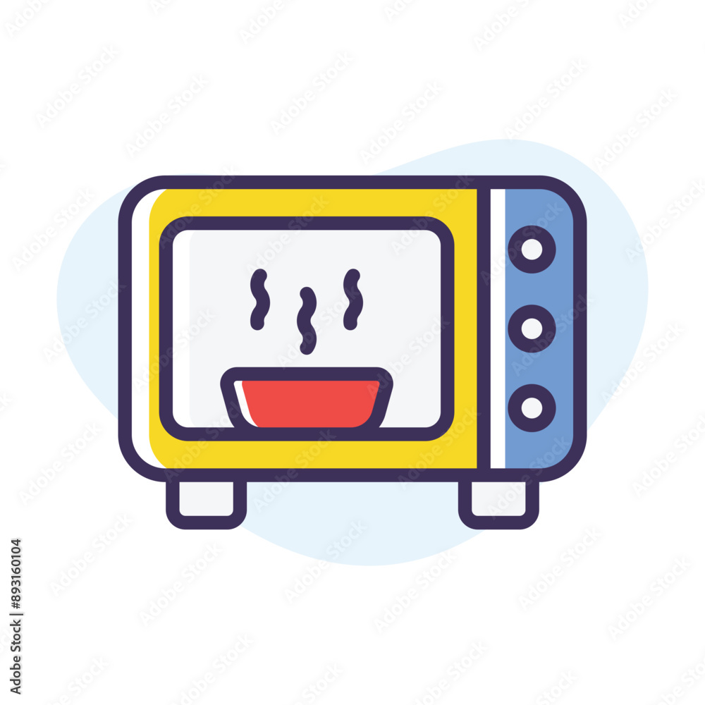 Microwave vector icon Microwave vector icon