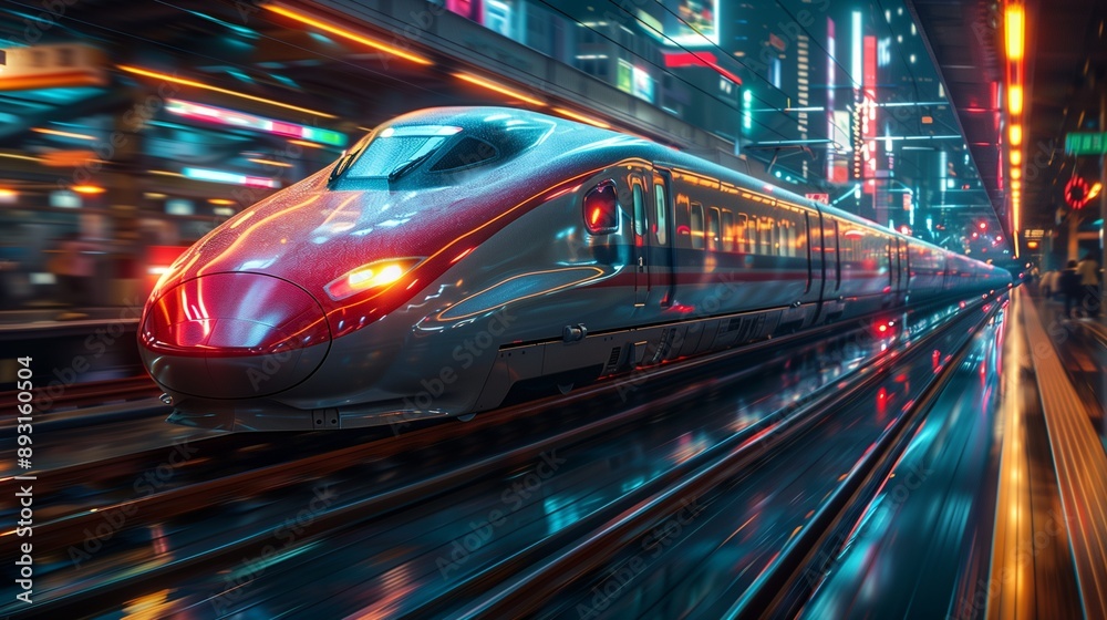 High speed rail Fantastic runs at speed, dynamic the evolution of technology. High speed rail Fantastic runs at speed, dynamic the evolution of technology.