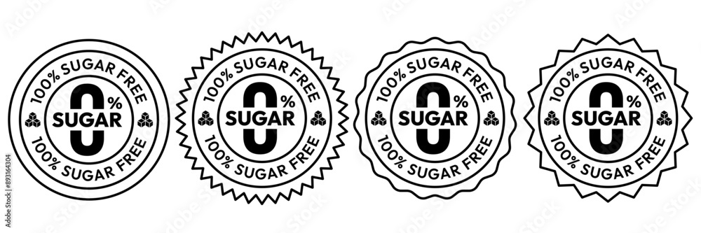 Sugar free icon. Zero sugar label. Set allergen free icons. Allergen free products. Products warning symbols. Lactose, gluten, sugar, corn, egg, trans fat, soy, nuts free, coffeine sign. Sugar free icon. Zero sugar label. Set allergen free icons. Allergen free products. Products warning symbols. Lactose, gluten, sugar, corn, egg, trans fat, soy, nuts free, coffeine sign.