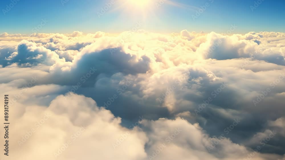 Sunlight breaking through clouds with golden rays in a serene sky
Sunlight breaking through clouds with golden rays in a serene sky