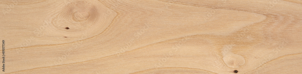 Smooth elm veneer with soft curves and natural wood knots Smooth elm veneer with soft curves and natural wood knots