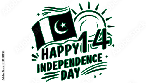 14 August Independence day with splash of green