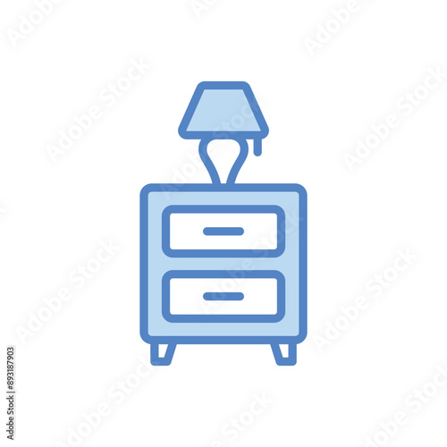 Nightstand vector icon