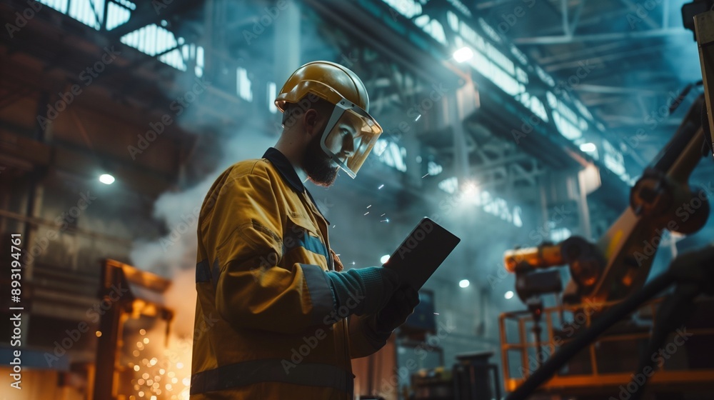 Engineer in factory Engineer in factory