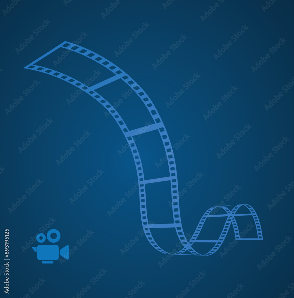 Fototapeta premium cinema abstract background film strip