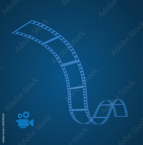 cinema abstract background film strip
