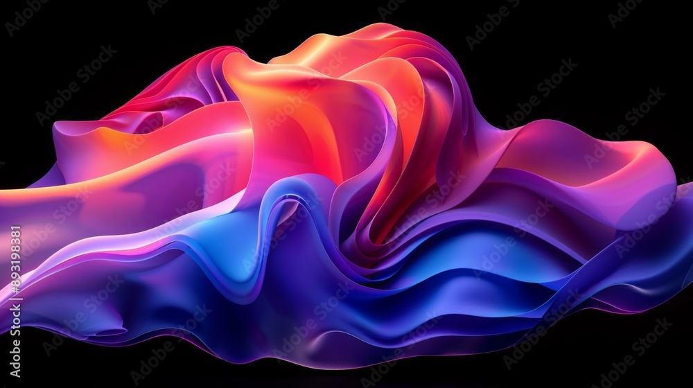 Abstract wave gradient dynamic futuristic background Abstract wave gradient dynamic futuristic background