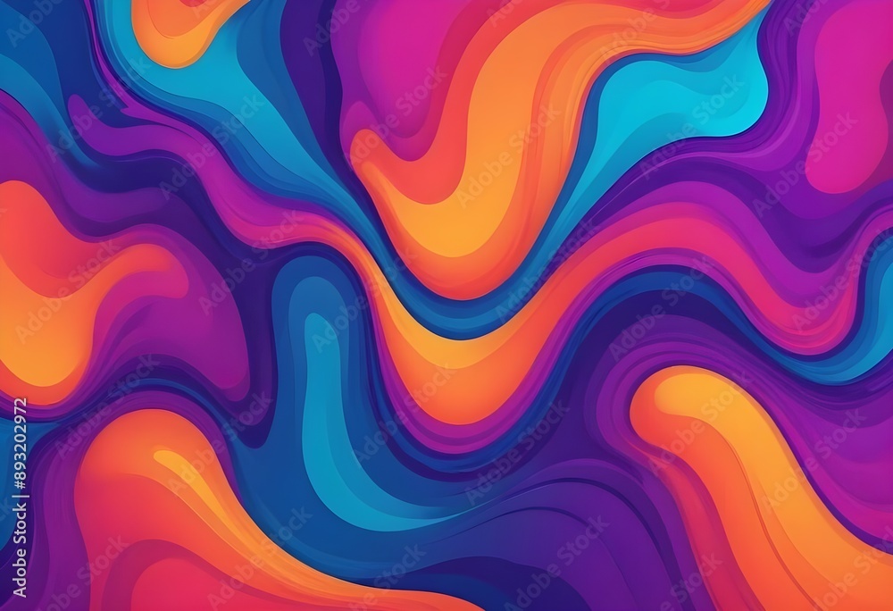 Obraz premium abstract vibrant colorful fluid background design