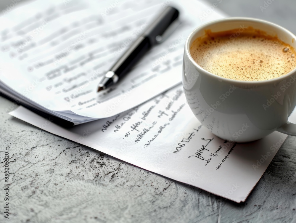 The Art of Healthy Eating: Exploring Diet Nutrition with a Cup of Coffee and Pen The Art of Healthy Eating: Exploring Diet Nutrition with a Cup of Coffee and Pen