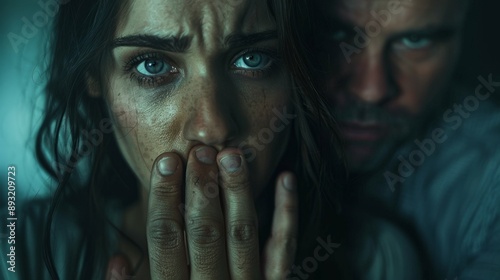 A woman experiences a reign of terror under a psycho, creating a terrifying display of violence and fear.