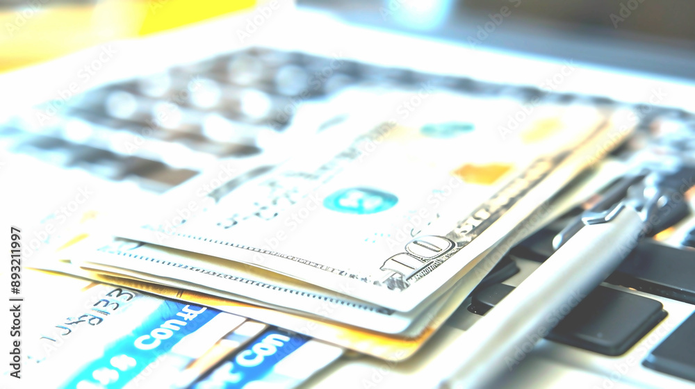 Fototapeta premium Monitor your bank statements and credit reports regularly.