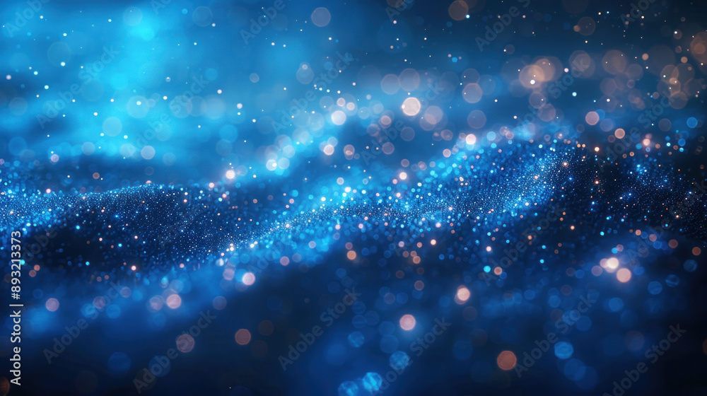 Abstract blue underwater bokeh. Abstract blue underwater bokeh.
