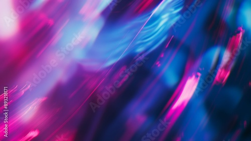 Conceptual biomorph illustration abstract digital artwork, fluid shapes with gradient shades  Background wallpaper with sense of depth and movement. Chrome, holographic, liquid, glass texture.